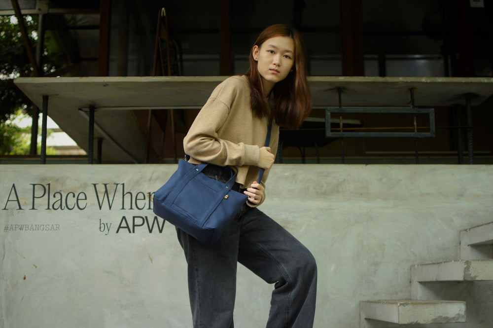 Tokyo Tote 204 Navy Blue | Tote & Crossbody Bag
