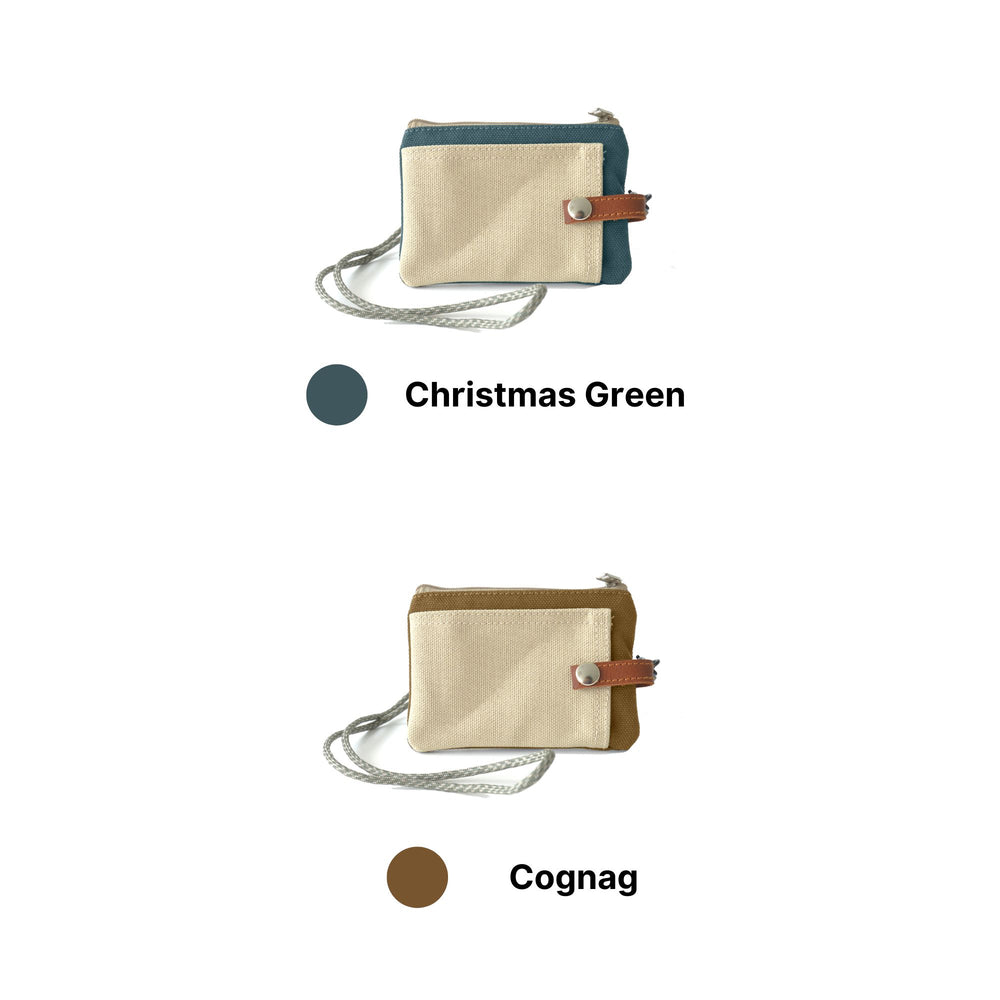 Two Tone Card Pouch | 8 Colours Available