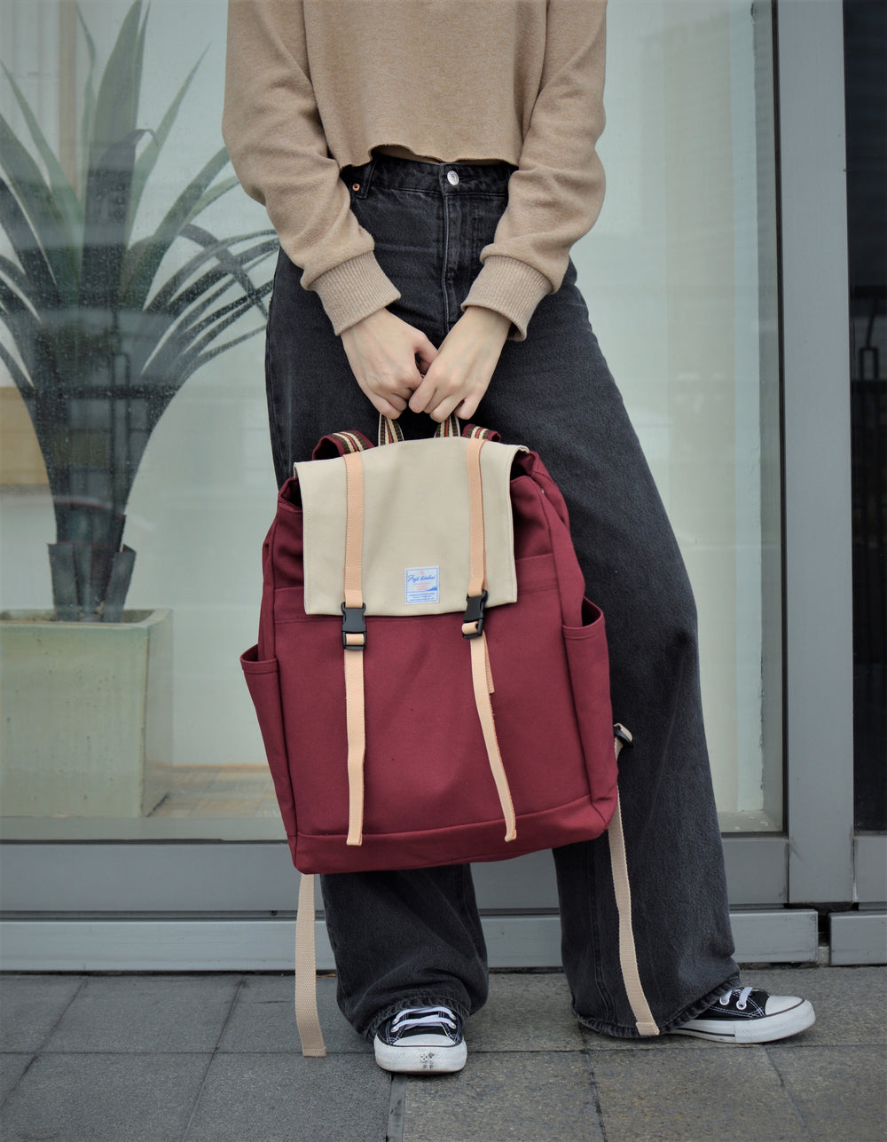 Carter 308 Rose Red / Cream | Backpack