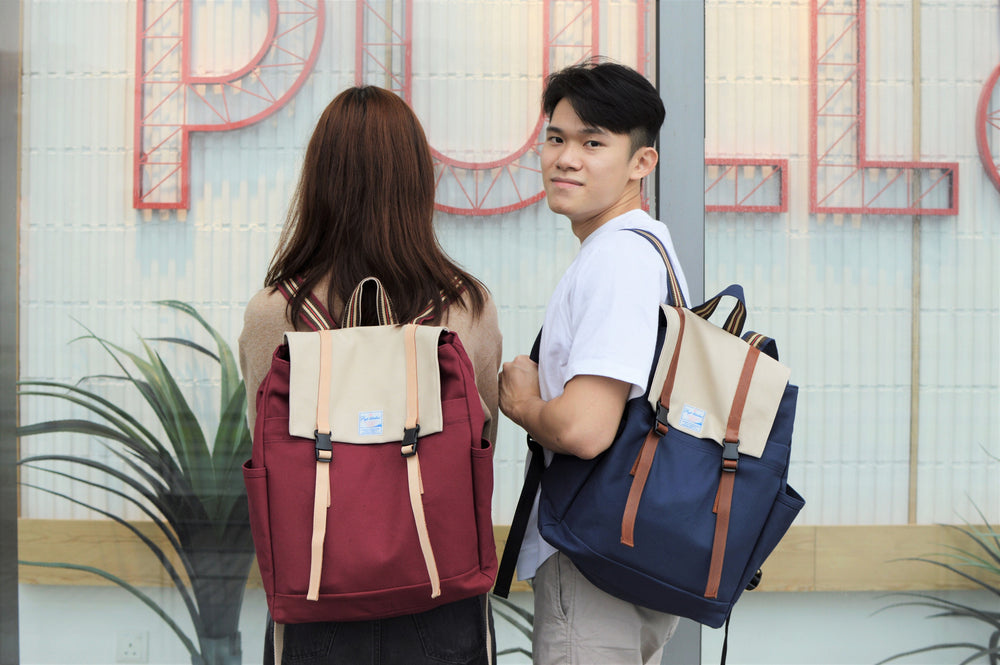 Carter 308 Navy / Cream | Backpack