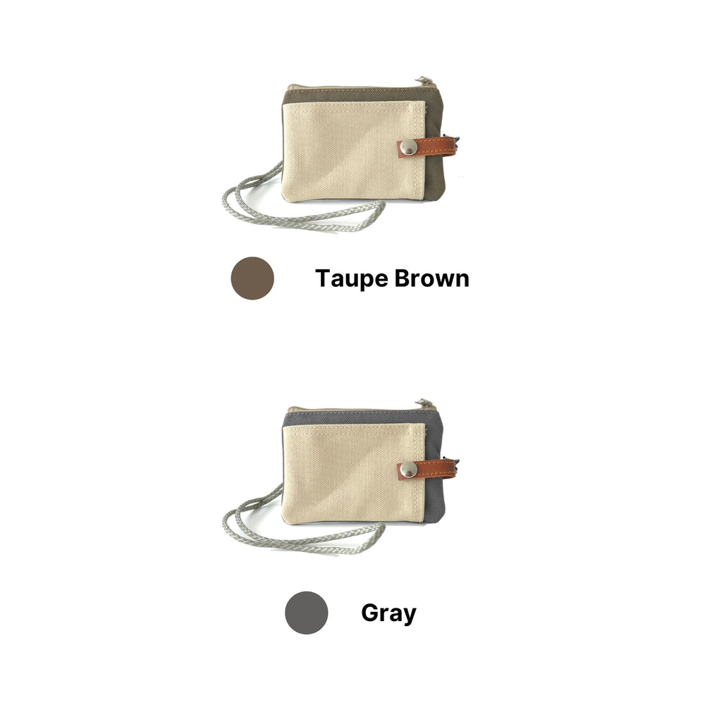 Two Tone Card Pouch | 8 Colours Available