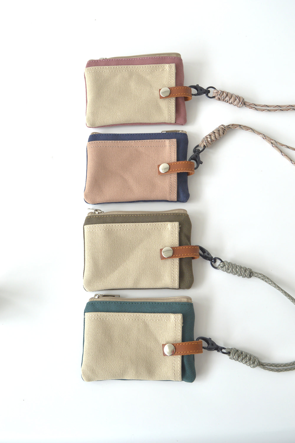 Two Tone Card Pouch | 8 Colours Available