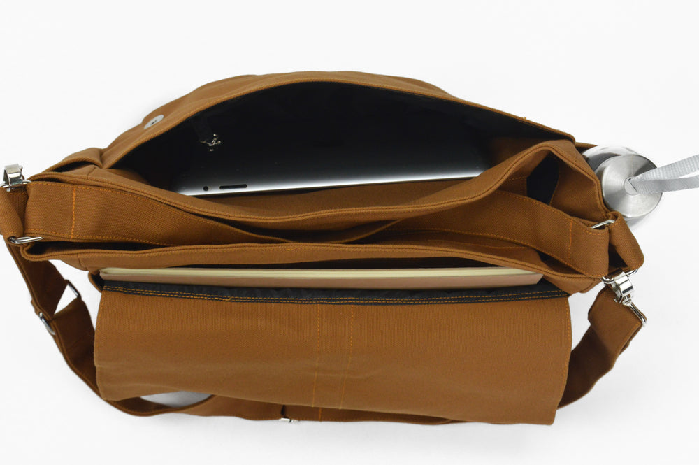 crossbody canvas shoulder bag