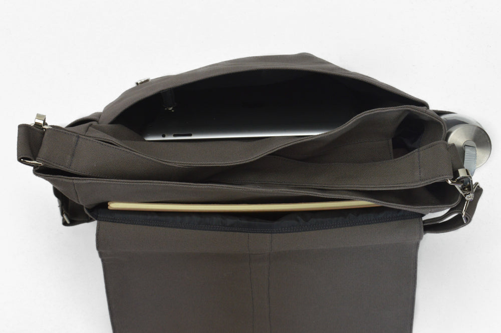 crossbody canvas shoulder bag