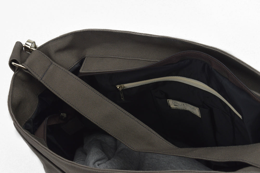 crossbody canvas diaper bag