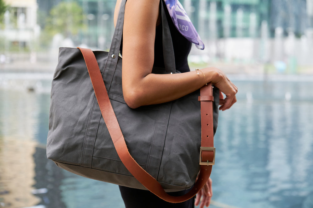 Tokyo Tote 203 Charcoal Gray | Tote & Shoulder Bag