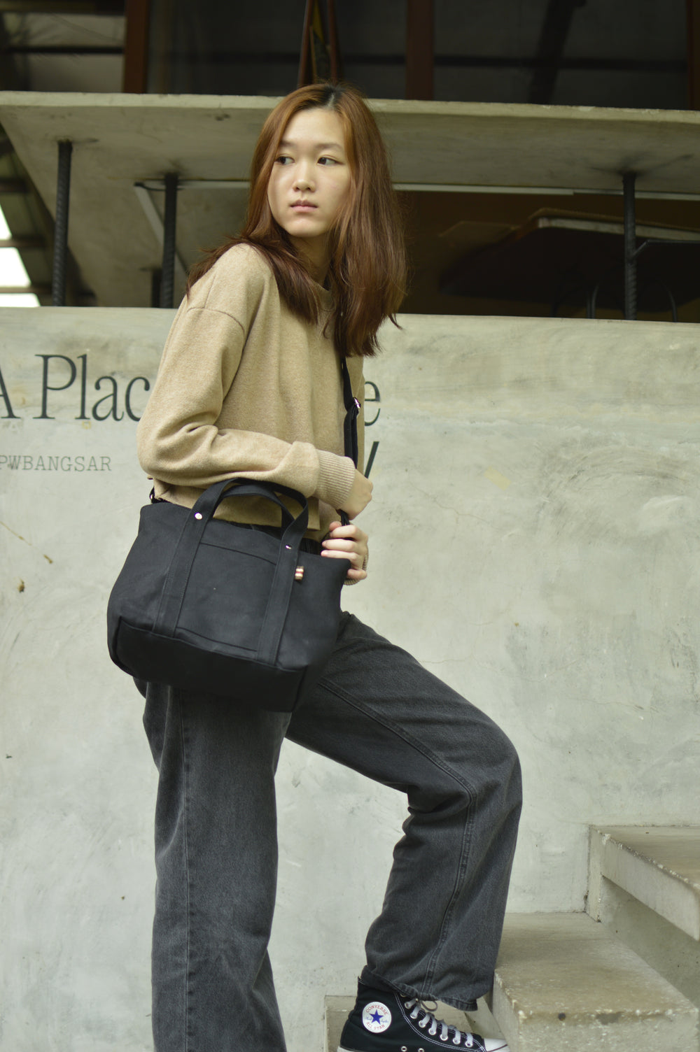 Tokyo Tote 204 Black | Tote & Crossbody Bag