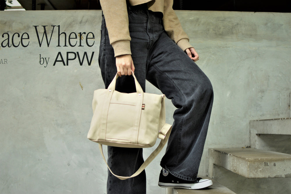 Tokyo Tote 204 Cream | Tote & Crossbody Bag