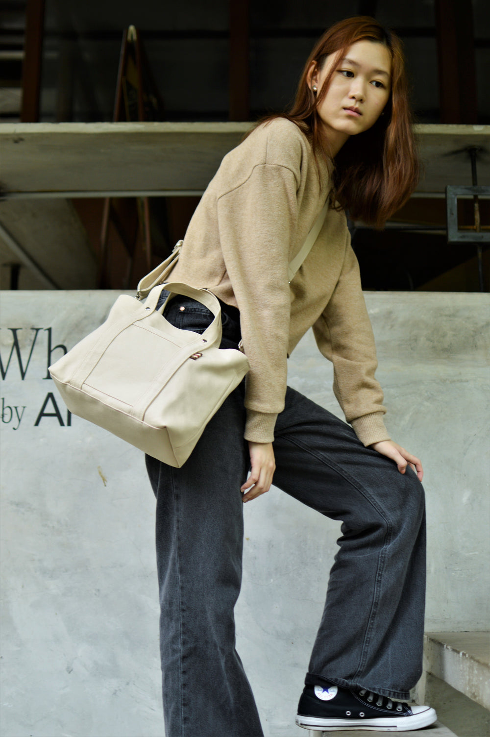 Tokyo Tote 204 Cream | Tote & Crossbody Bag