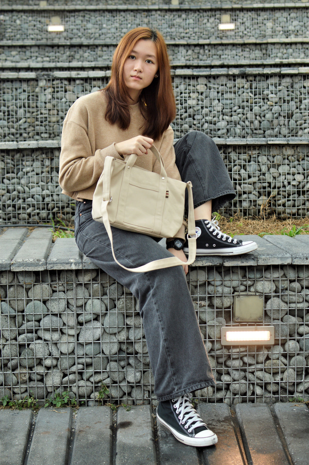 Tokyo Tote 204 Cream | Tote & Crossbody Bag