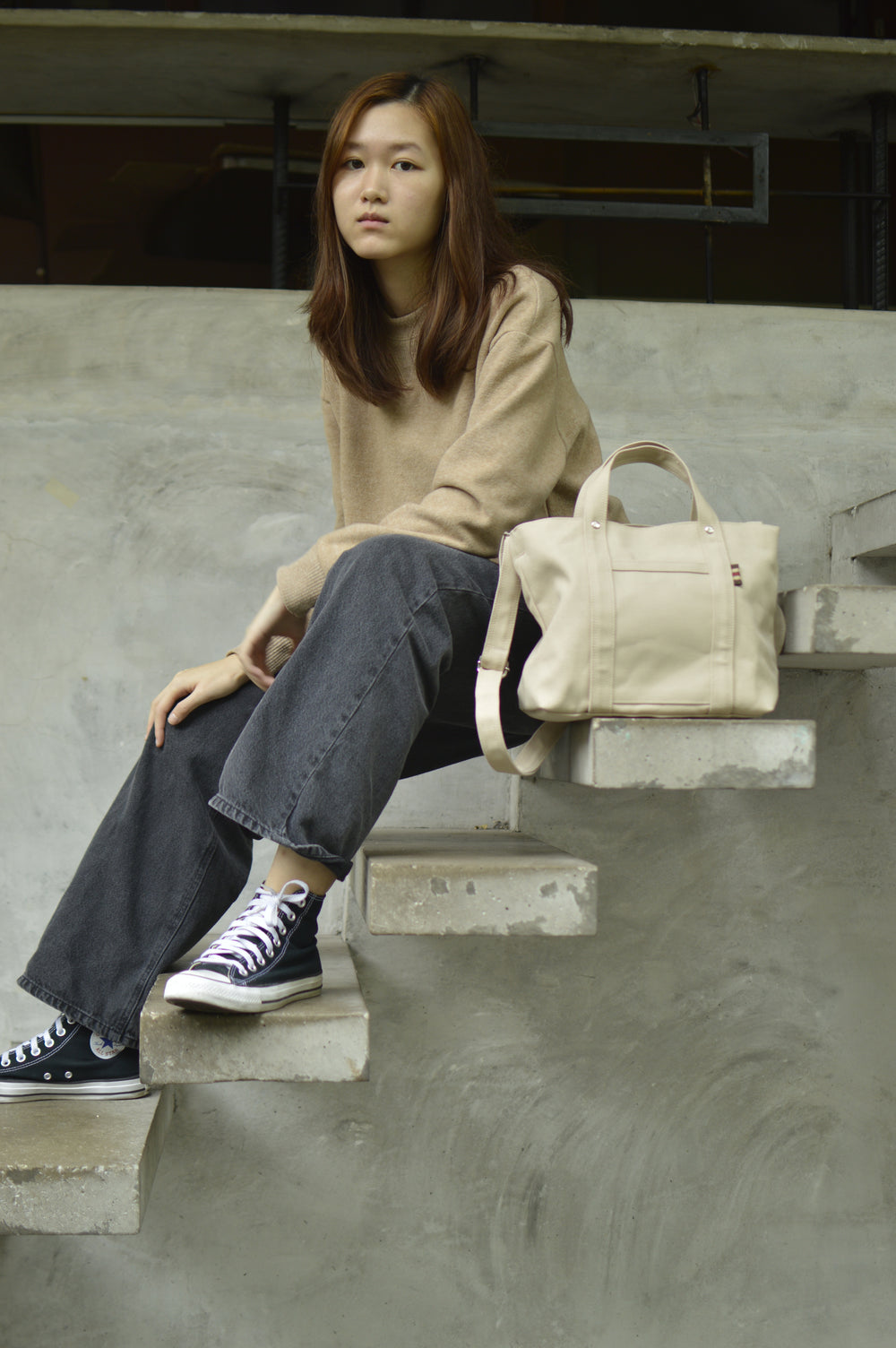 Tokyo Tote 204 Cream | Tote & Crossbody Bag