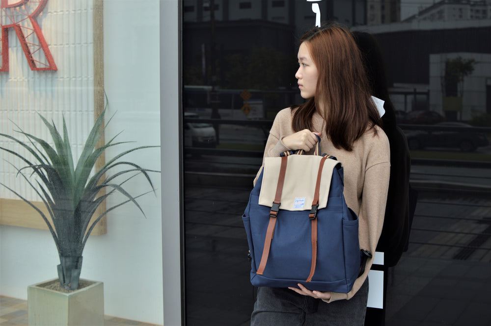 Carter 308 Navy / Cream | Backpack