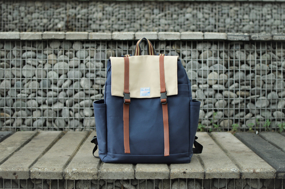 Carter 308 Navy / Cream | Backpack