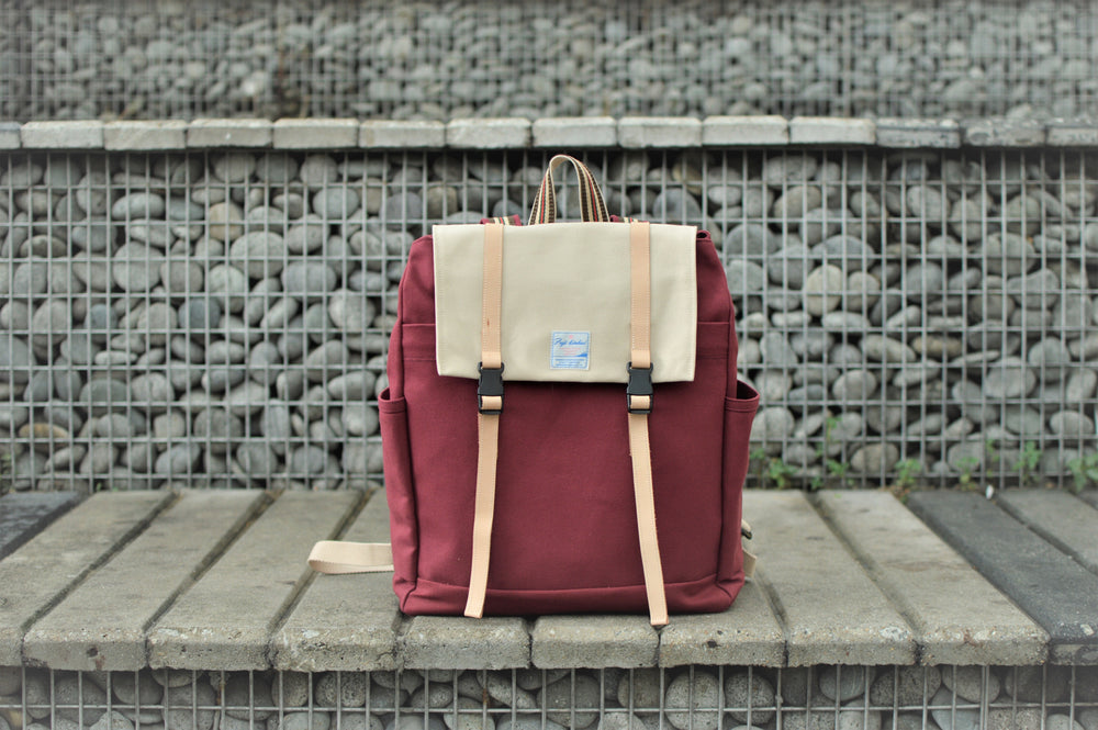 Carter 308 Rose Red / Cream | Backpack