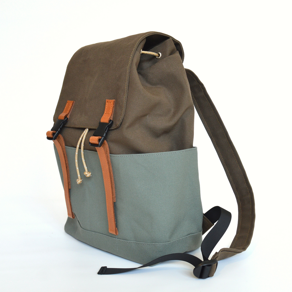 Alex 310 Taupe Brown & Morandi Green | Backpack
