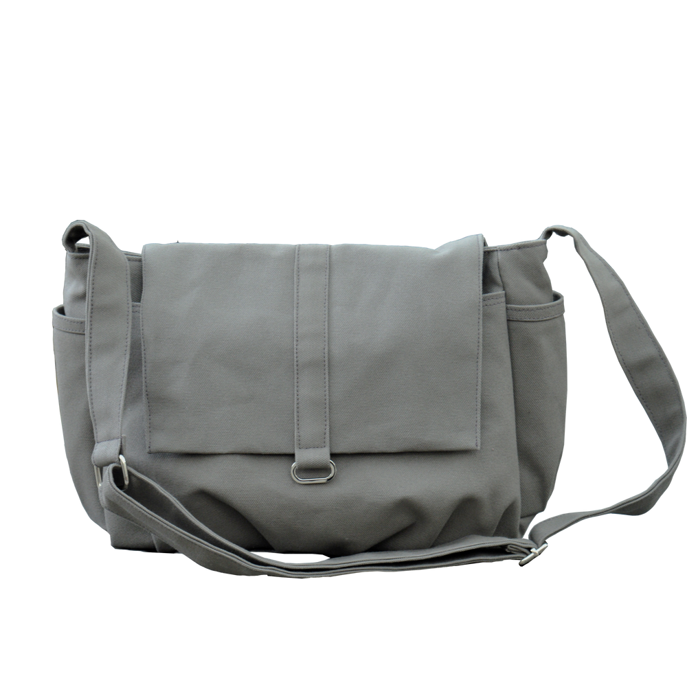 Danielle 19 Gray | Small Messenger Bag