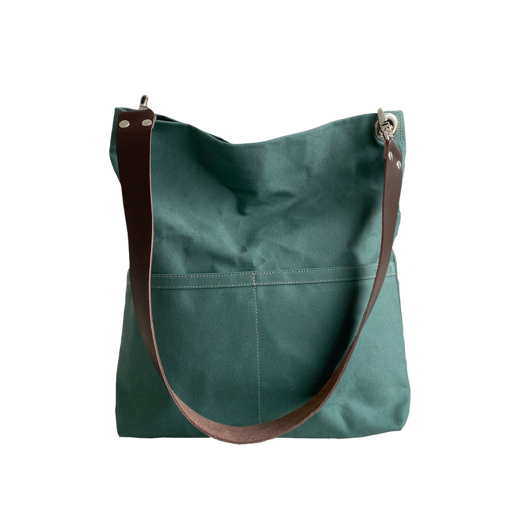 Mila 201 Amsterdam Green | Hobo Tote Bag
