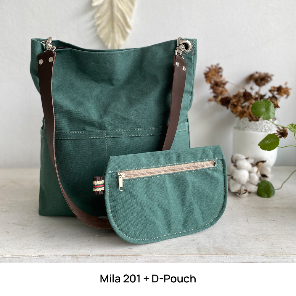 Mila 201 Amsterdam Green | Hobo Tote Bag