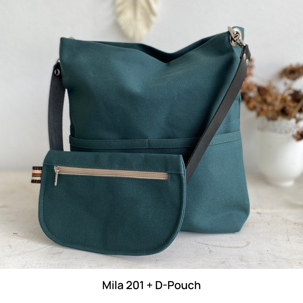 Mila 201 Christmas Green | Hobo Tote Bag