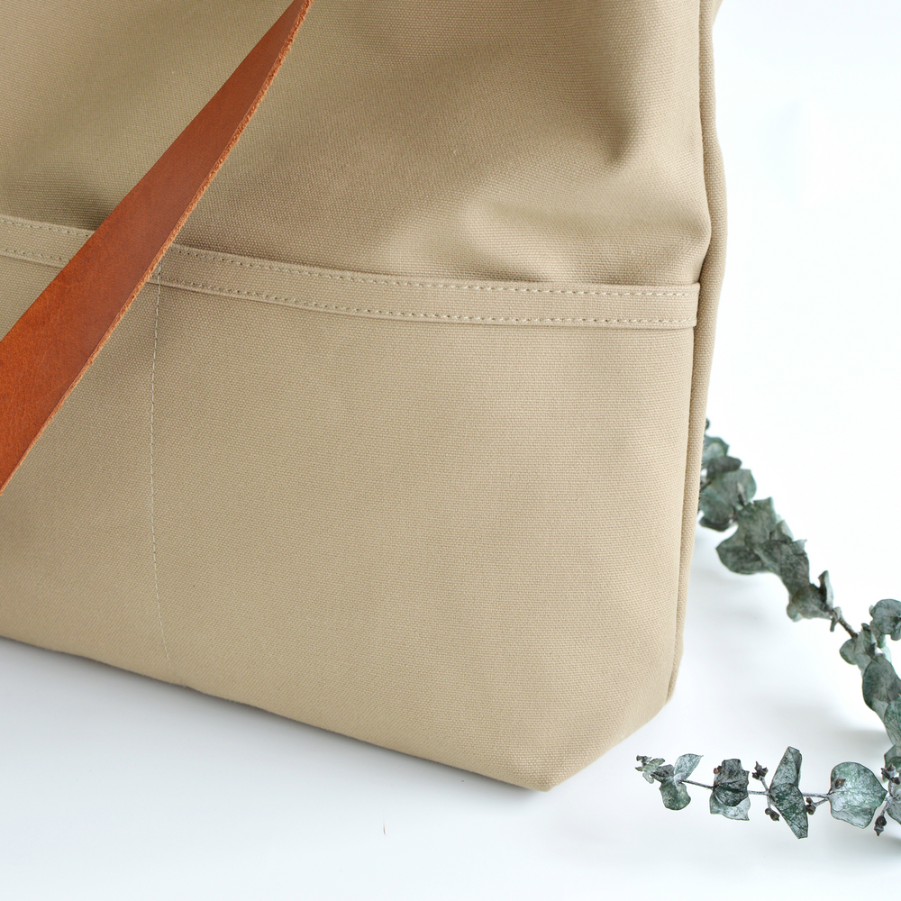 Mila 201 Khaki | Hobo Tote Bag