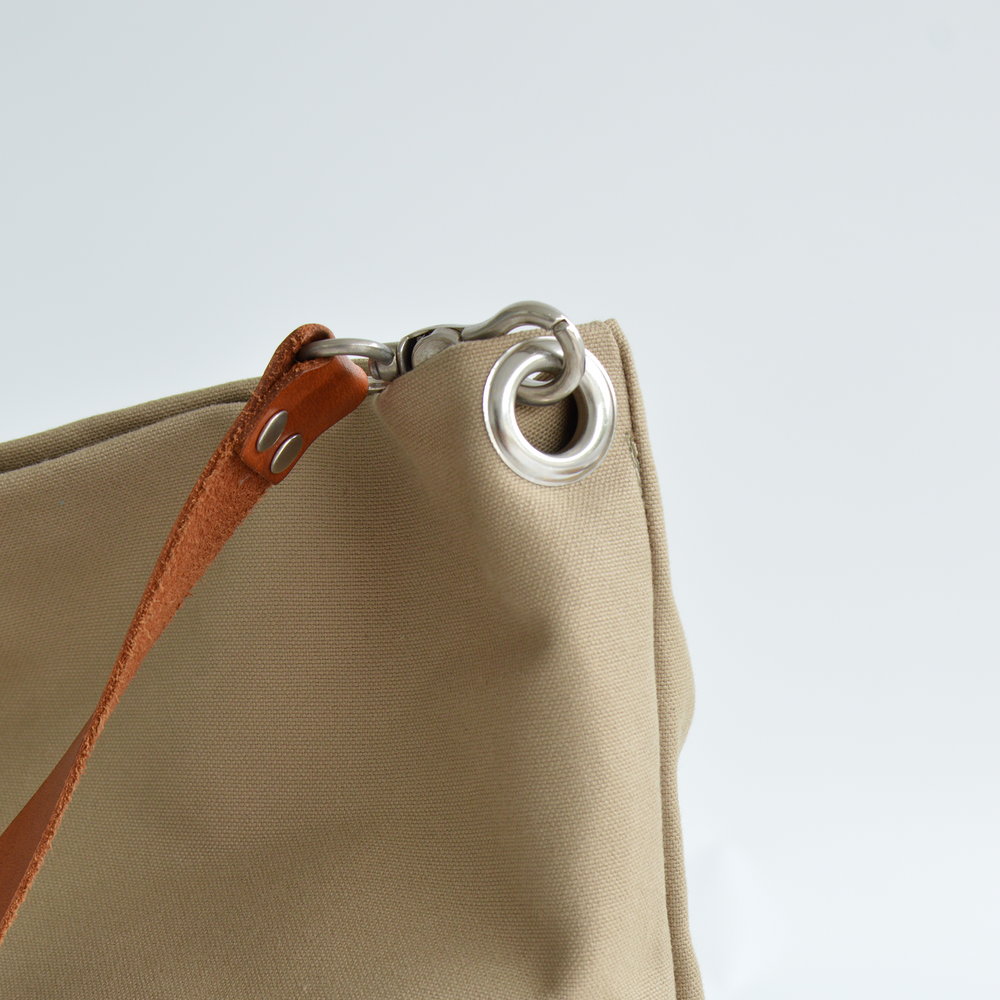 Mila 201 Khaki | Hobo Tote Bag
