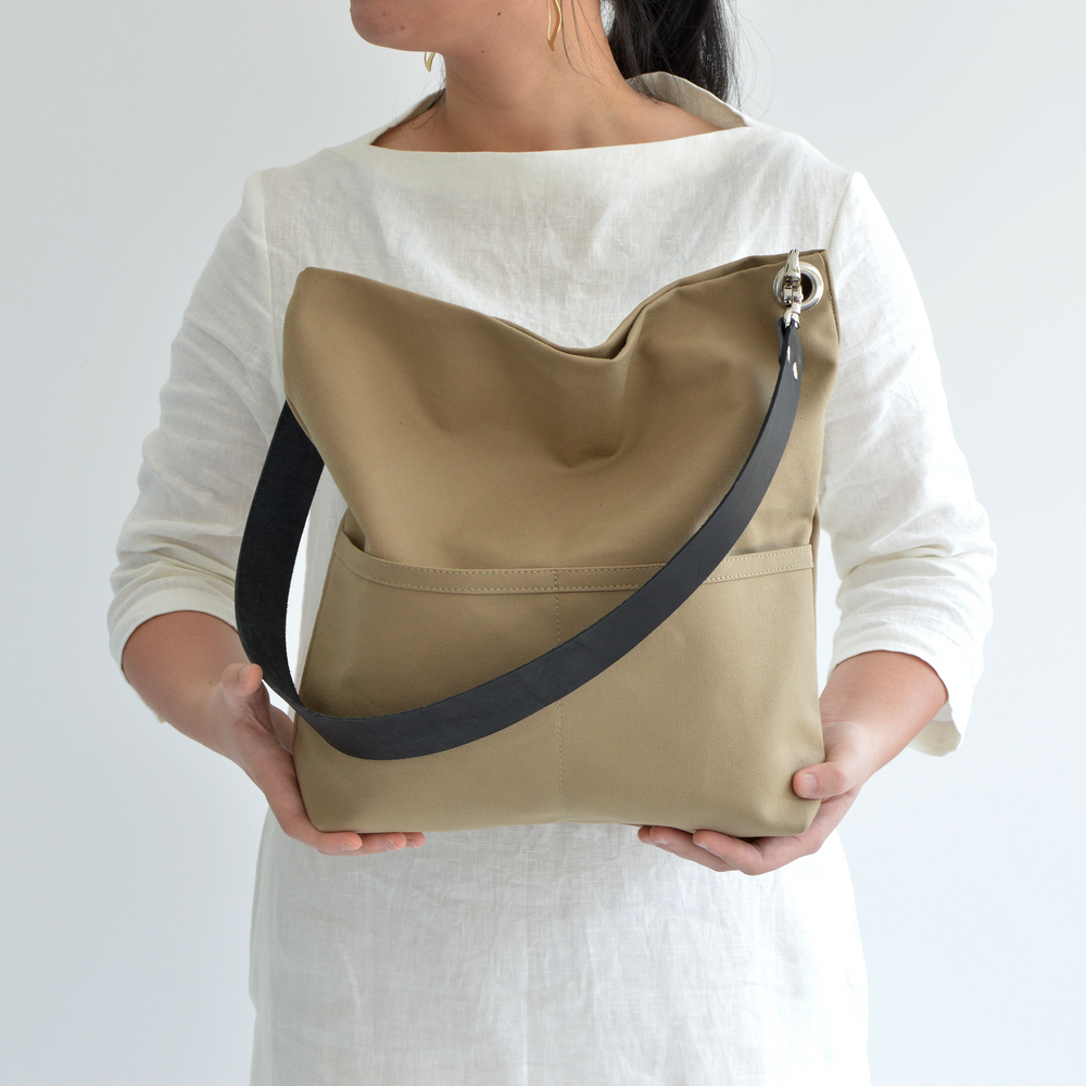 Mila 201 Amsterdam Green | Hobo Tote Bag
