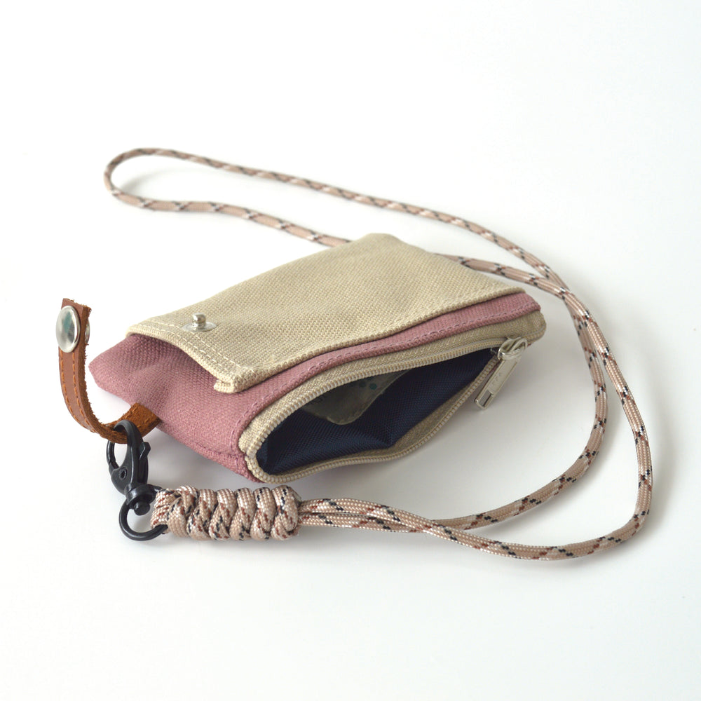 Two Tone Card Pouch | Rust Pink