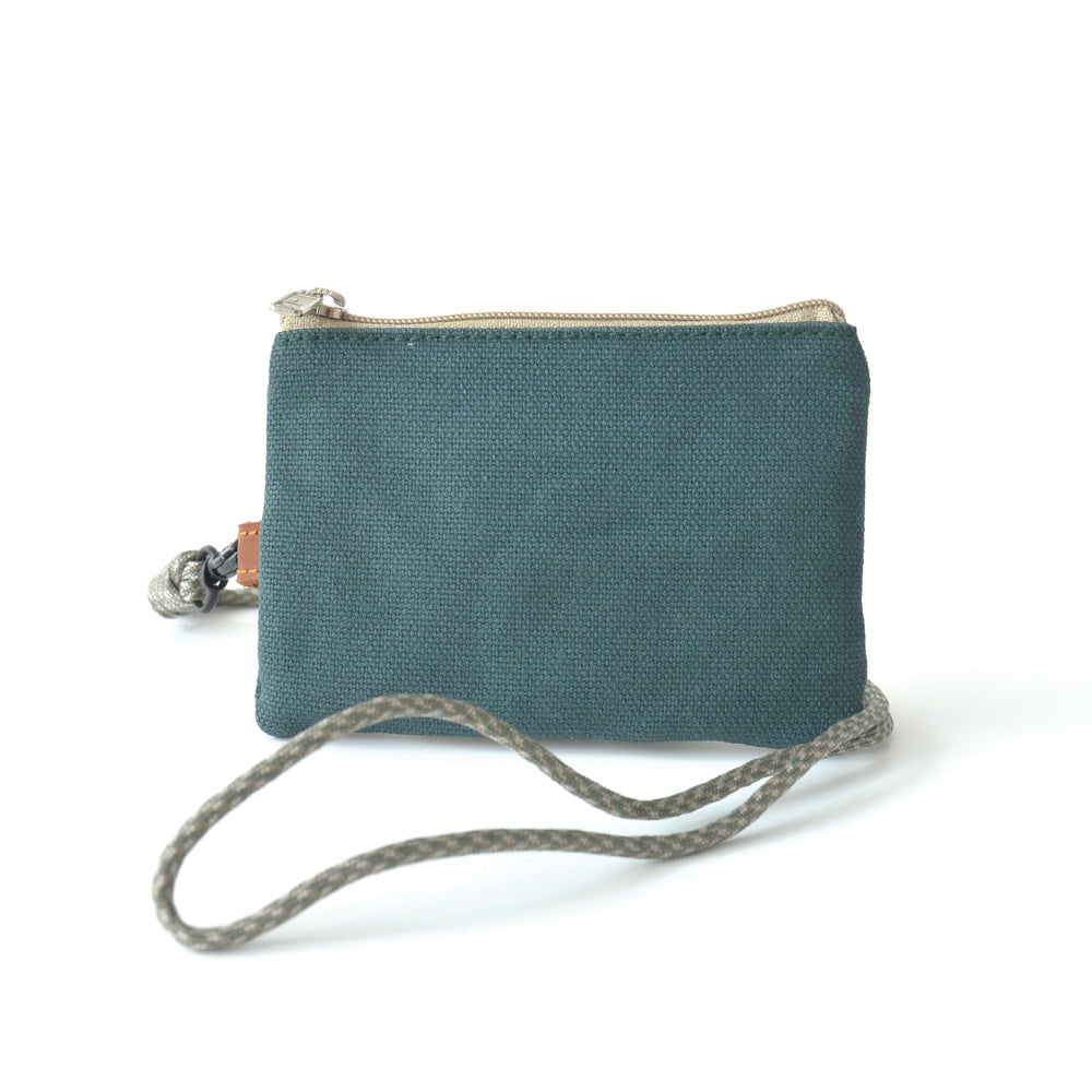 Two Tone Card Pouch | Christmas Green