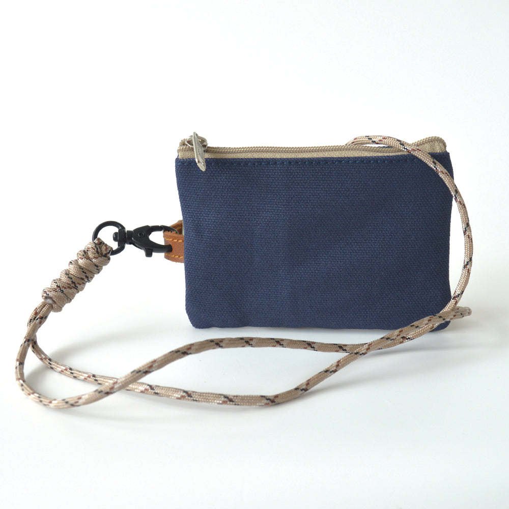 Two Tone Card Pouch | Rose Gold & Navy