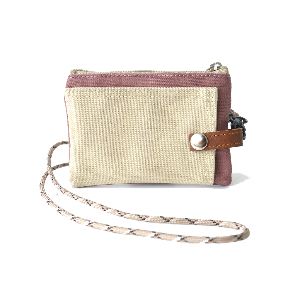 Two Tone Card Pouch | Rust Pink