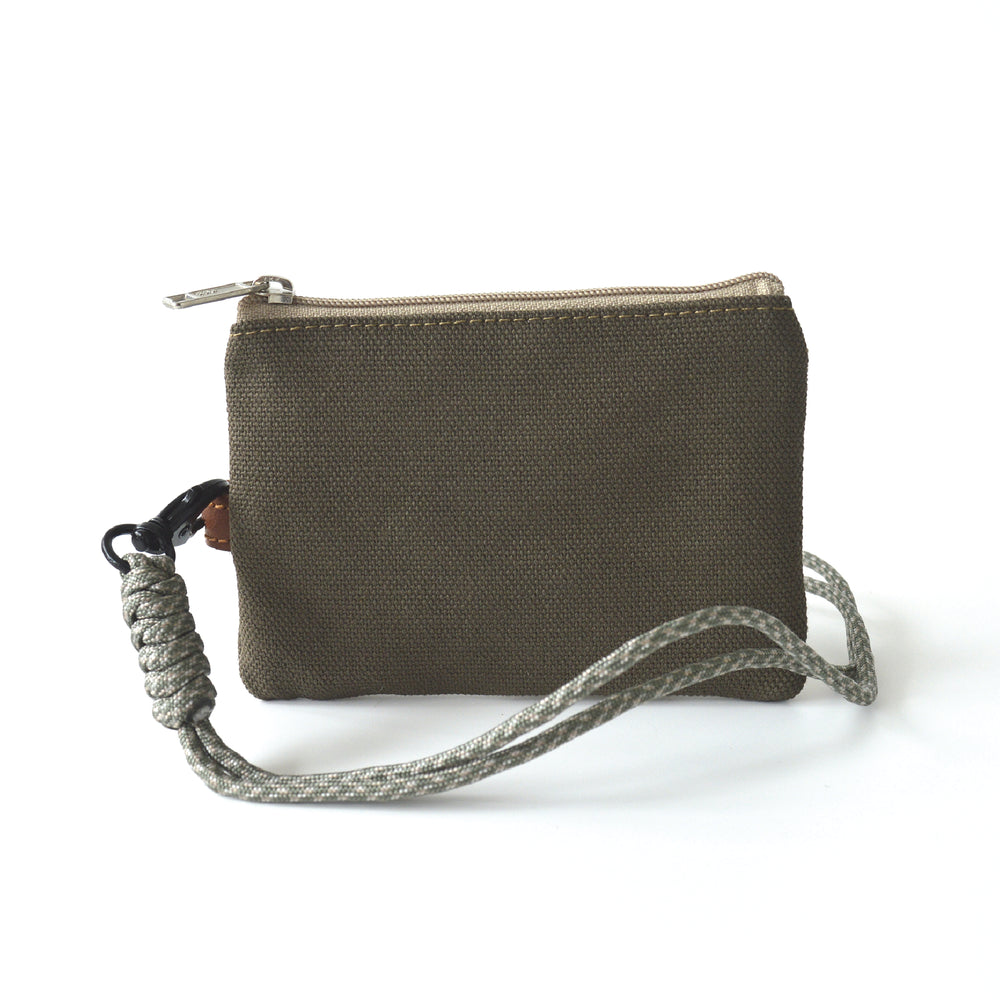 Two Tone Card Pouch | Taupe Brown